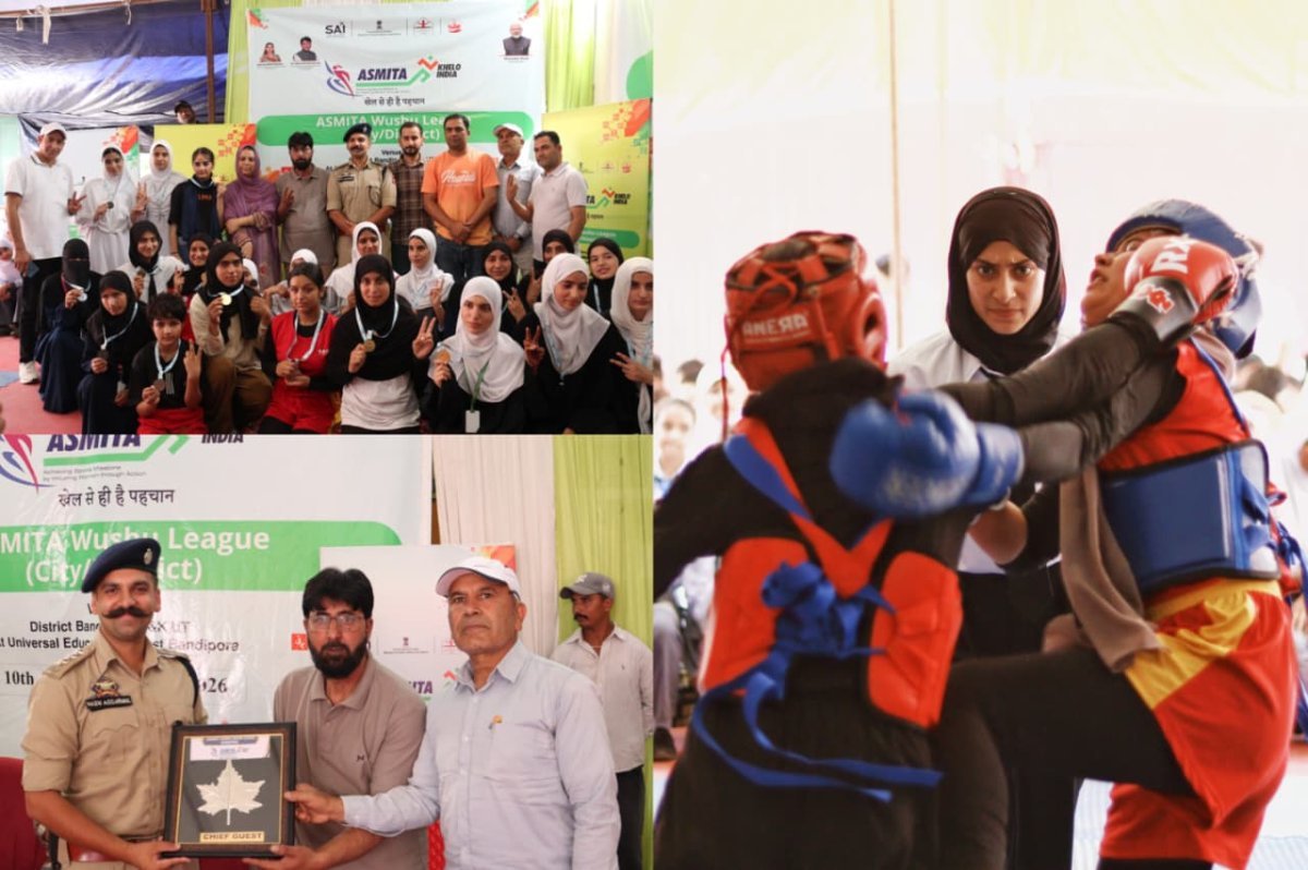 Two-Day ASMITA District Wushu League Bandipora Concludes